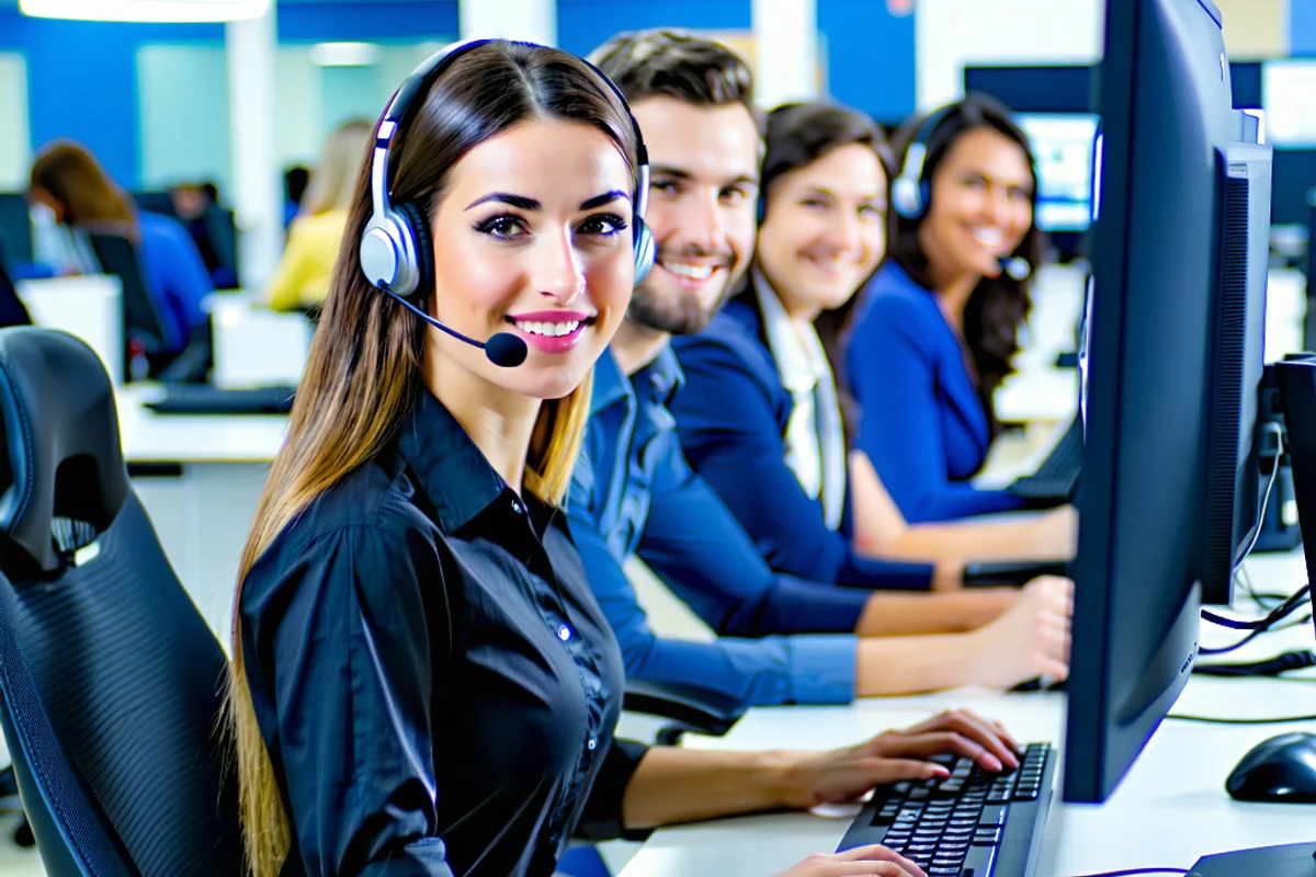 Hình ảnh đội ngũ hỗ trợ khách hàng 69vin sẵn sàng phục vụ
